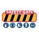 Safety gate autocollante interieur