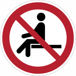 P018 : Interdiction de s'asseoir