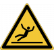 W011 : Danger, surface glissante