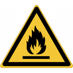 W021 : Danger, matières inflammables