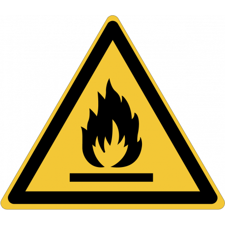 W021 : Danger, matières inflammables