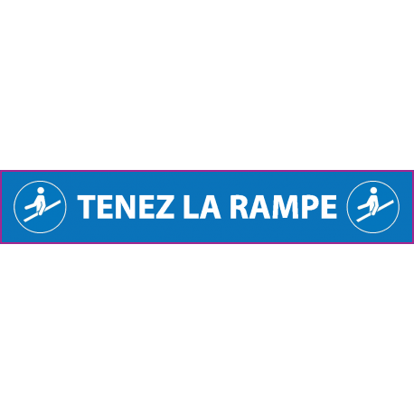 Tenez la rampe - Contre marche