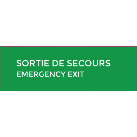 Sortie de secours