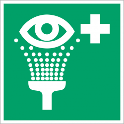 E011 : Equipement de rinçage des yeux