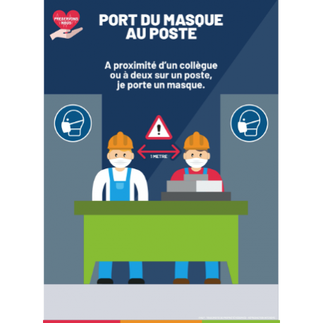 Port du masque au poste