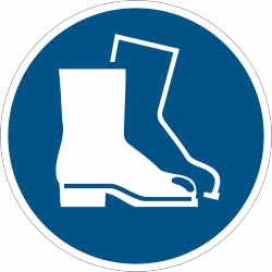 M008 : Chaussures de sécurité obligatoire