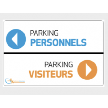 Panneau directionnel parking