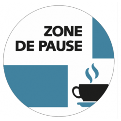 Autocollant Zone de Pause