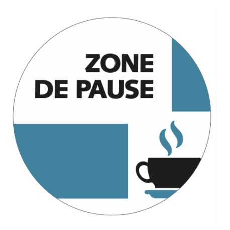 Autocollant Zone de Pause