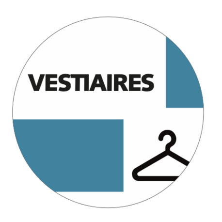 Autocollant Vestiaires