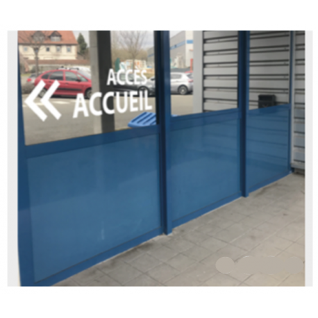 Autocollant Accès Accueil - Personnalisé