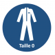 Autocollant "Taille 0"