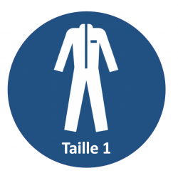 Autocollant "Taille 1"