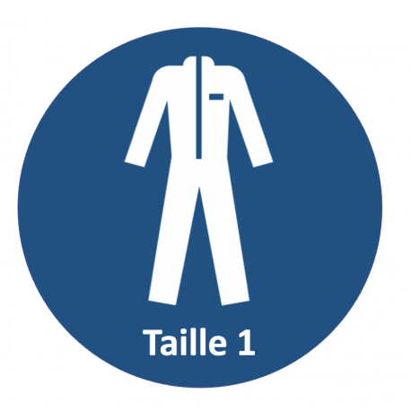 Autocollant "Taille 1"