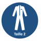 Autocollant "Taille 2"