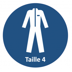 Autocollant "Taille 4"